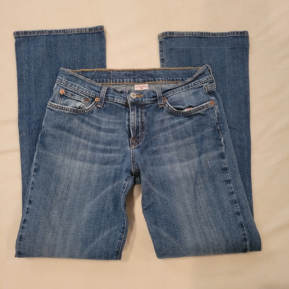 Lucky Brand Midrise Flare 6/28 - Picture 1 of 12